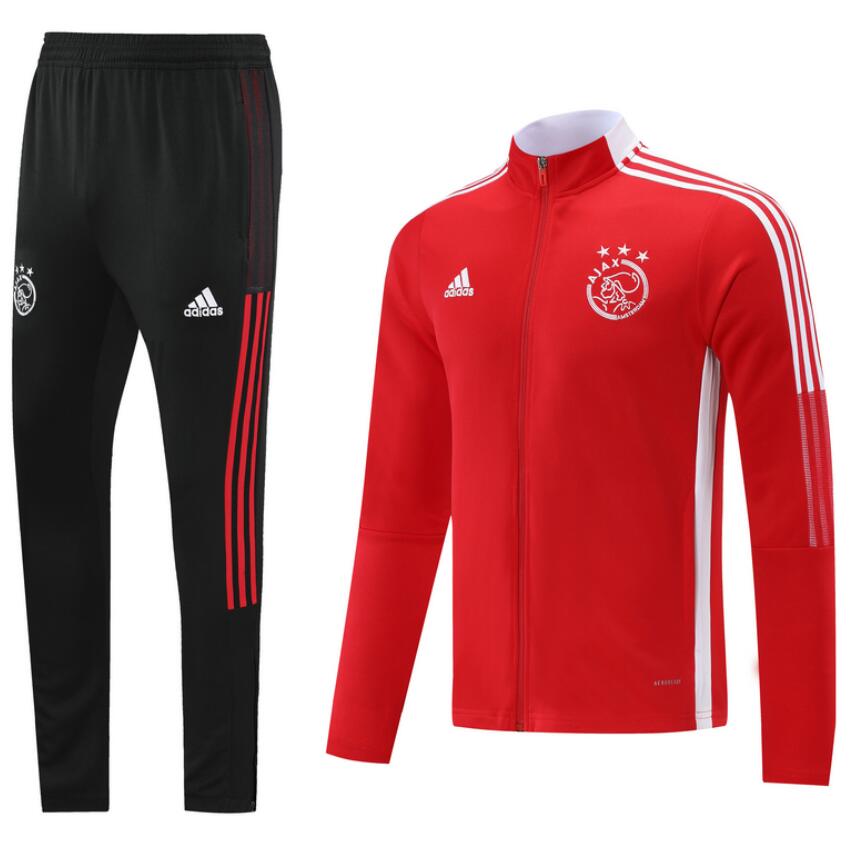 2021/22 Ajax Red Training Kits Jacket with Pants